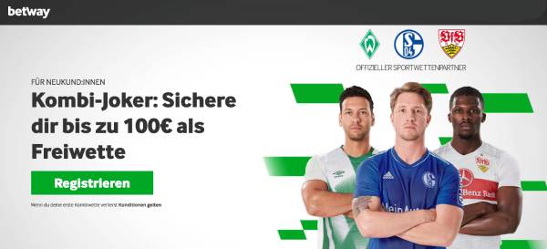 Betway Bonus Kombi Joker Willkommensangebot Neukunden