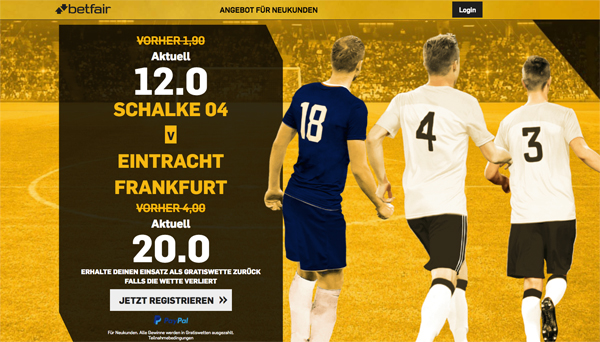 Betfair Quotenboost DFB Pokal