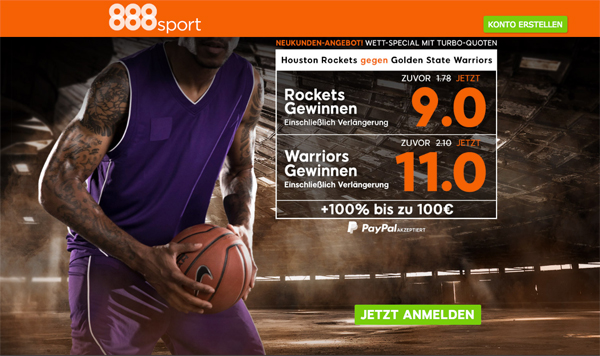 888sport verbesserte quoten nba western conference final