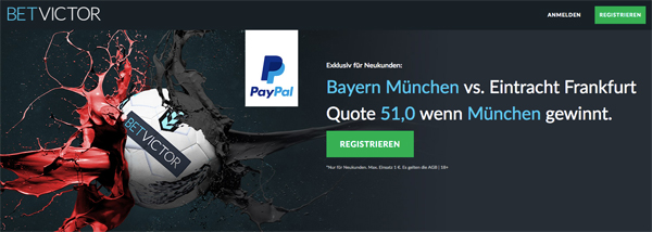 BetVictor verbesserte Quote DFB-Pokalfinale