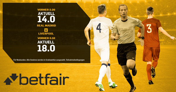 Beste Quoten Champions League Real Madrid Liverpool Betfair