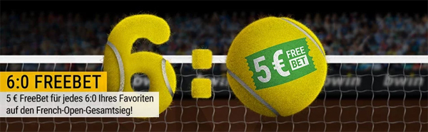 Bwin French Open Wetten Aktion
