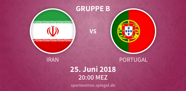 Wetten auf Iran – Portugal Wett-Tipp Quoten