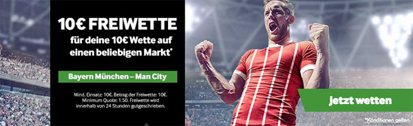 Betway 10€ Freiwette Wett-Special