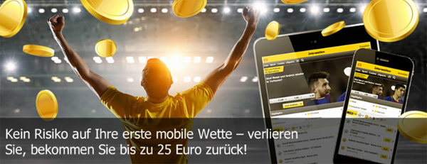 Interwetten Mobilwette ohne Risiko