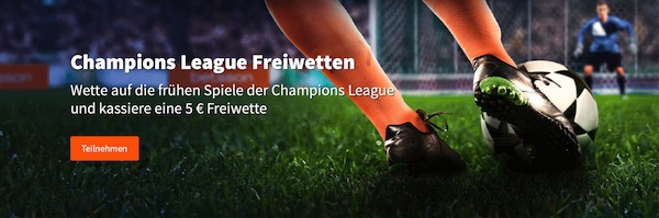 Betsson Champions League Freiwetten