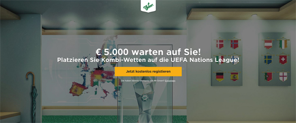 Mr Green Nations League Kombiwetten Rangliste