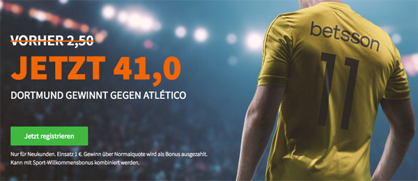 betsson Mega-Quote Dortmund