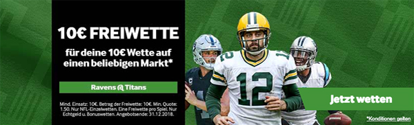 Betway Freiwette Baltimore Ravens @ Tennessee Titans