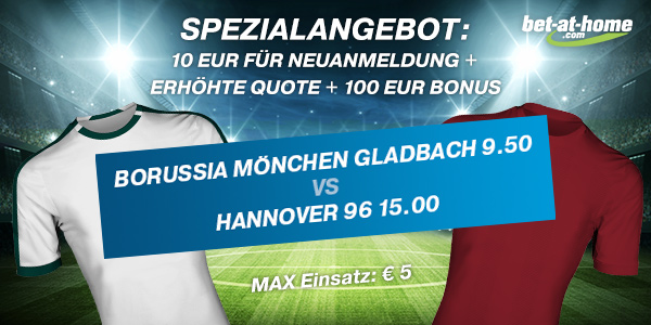Top-Quoten Gladbach Hannover Wetten