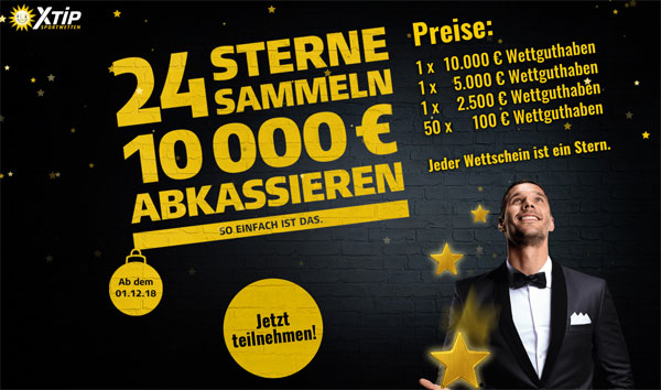 XTiP Sternejagd Xmas Weihnachten Wetten