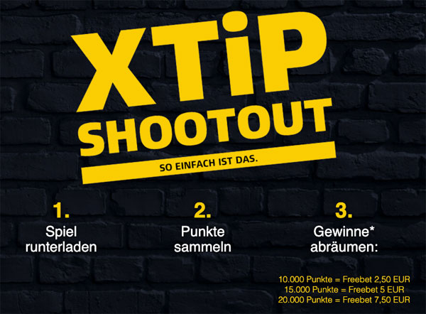 XTiP Shootout Gewinnspiel Freebets