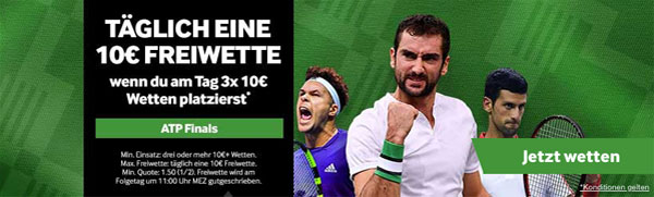 Betway Freiwetten ATP Finals Tennis