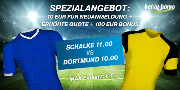 Enhanced Odds Schalke Dortmund Bet-at-home