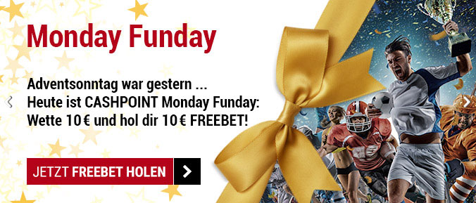 Cashpoint Monday Funday Freebet