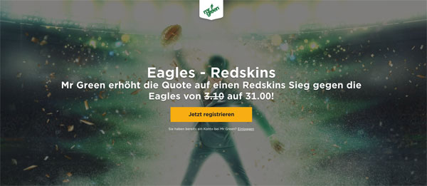 Mister Green Top Quote Redskins Eagles