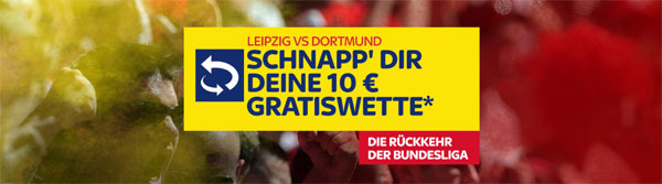Sky Bet Gratiswette Leipzig Dortmund