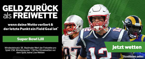 Betway Field Goal Special Superbowl 2019