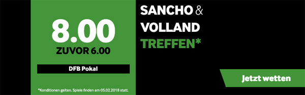 Betway verbesserte Quote DFB Pokal