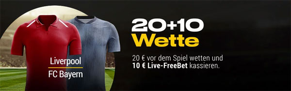 Bwin Live-Freebet Liverpool - Bayern
