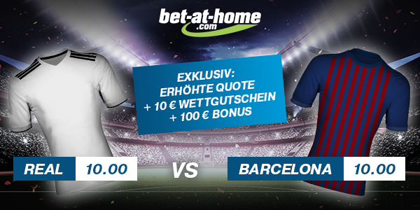 bet-at-home verbesserte Quoten Clasico Liga Real Barcelona