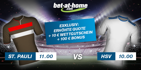 Bet at home Wett-Special Hamburg Derby Wetten St. Pauli HSV