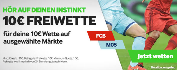 Betway Freiwette Bayern - Mainz