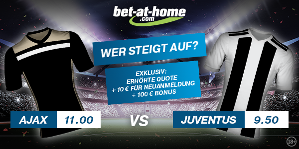 Juventus - Ajax Wetten Aufstieg Topquoten