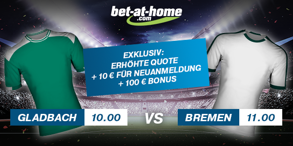 Topquoten für Borussia Mönchengladbach - Werder Bremen Wetten