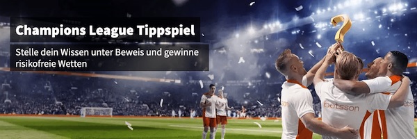 Betsson Champions League risikofrei Wette