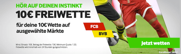 Bayern BVB Freebet Betway