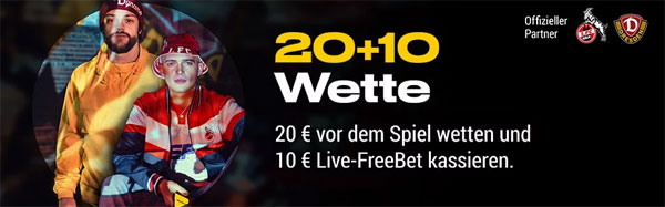 Dresden - Köln Wetten Freebet Bwin