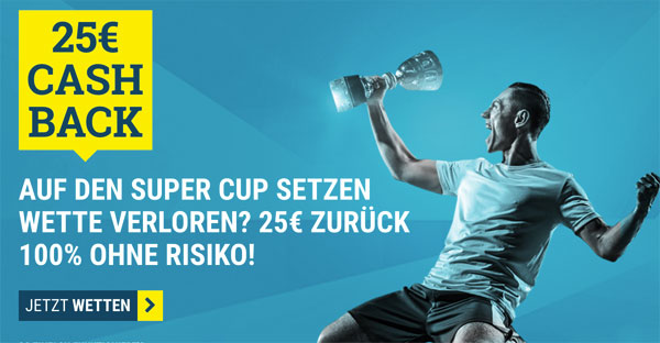 Supercup Cashback Wetten Sportwetten.de