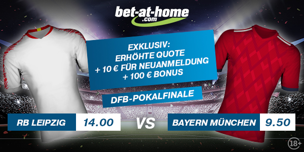 bet at home verbesserte Quoten DFB Pokal Finale
