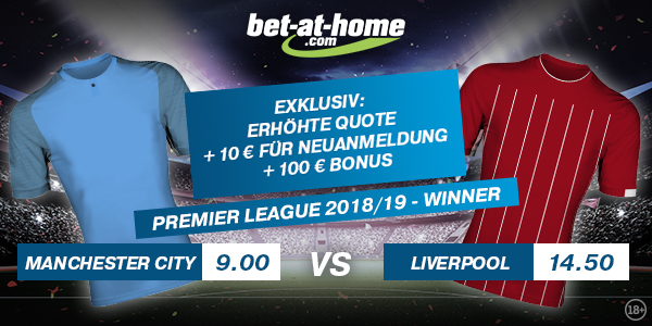 Bet at home Premier League Meisterwette Quoten