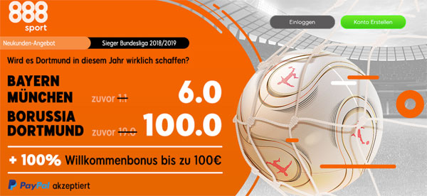 888sport Quotenboost Meister Wetten Topquoten
