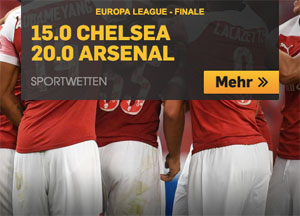 Betfair erhöhte Quoten EL-Finale Wetten risikofrei