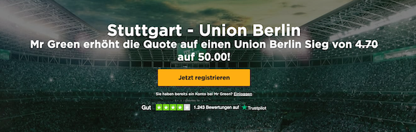 Relegation Stuttgart Union Boost Mr Green