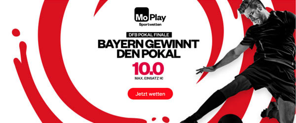 MoPlay Bayern Pokalsieg Wetten verbesserte Quote