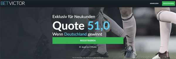 Deutschland - China Wetten Topquote BetVictor