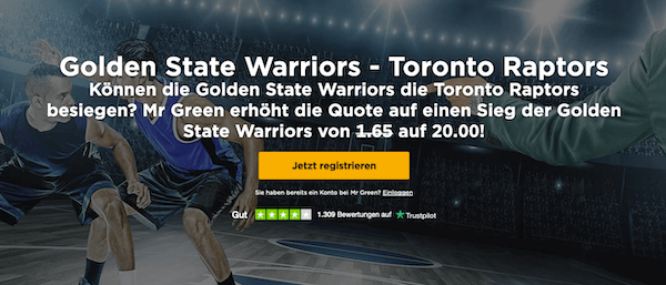 NBA Finals Game 6 Quotenboost Mr Green Golden State