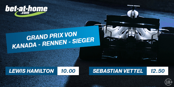 Kanada erhöhte Quoten Bet-at-home Formel 1