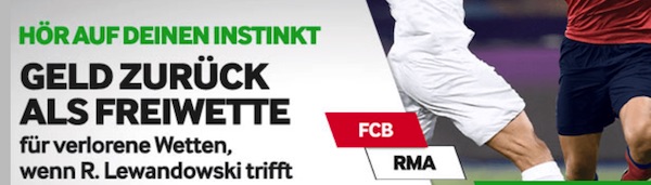 Betway Bayern Freebet Geld zurück