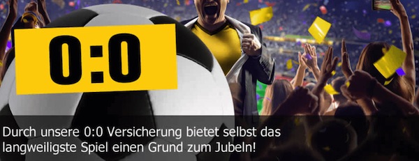 Interwetten 0:0 Versicherung 