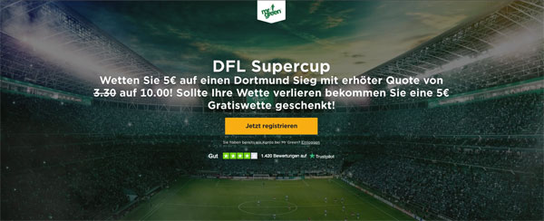 Mr Green ohne Risiko BVB-Sieg Supercup wetten