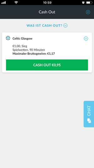 BetVictor apk Android Mobilversion Cash Out Wette
