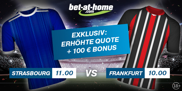 Racing Strasbourg - Eintracht Frankfurt Wetten verbesserte Quoten Bet at home