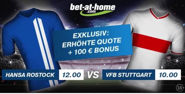 Bet-at-home Quotenboost Hansa Rostock VfB Stuttgart