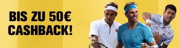US Open Interwetten 50€ Cashback