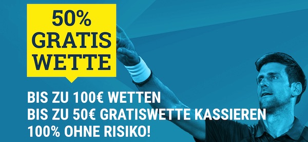 Sportwetten.de US Open Gratiswette